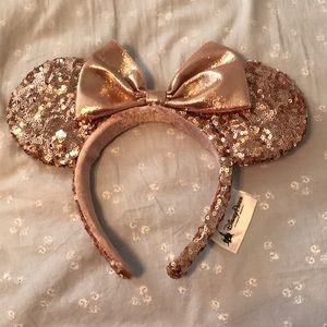 Rose gold Disney ears